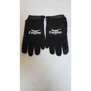 Condor Pro Mechanics Work Gloves Black Size L 42KZ76